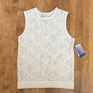 Massive Luxury Knit Crochet Sleeveless Top